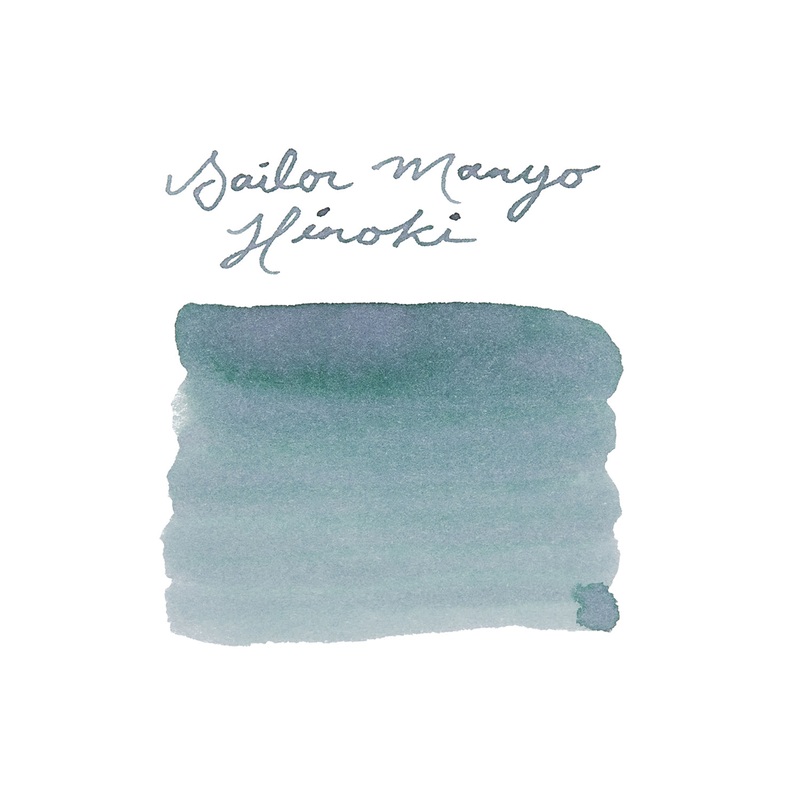 Sailor Manyo Hinoki – Ink Sample