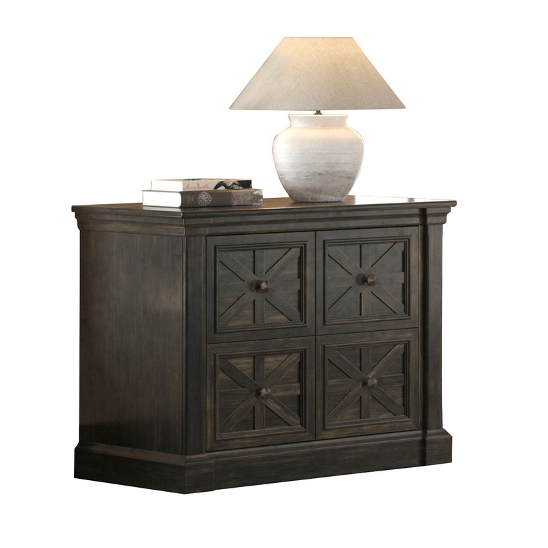 Stockton Lateral File Cabinet Dark Chocolate
