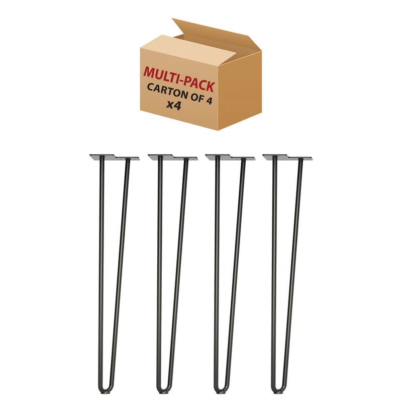 OS 28″ High Hairpin Leg Black