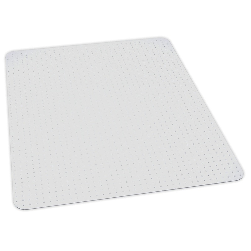 OS 46″ x 60″ Rectangle Everlife Clear Chair Mat for Low Pile Carpet