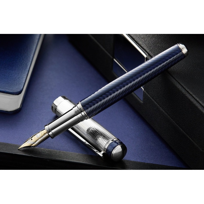Waldmann Grandeur Fountain Pen – Ocean Blue Fine