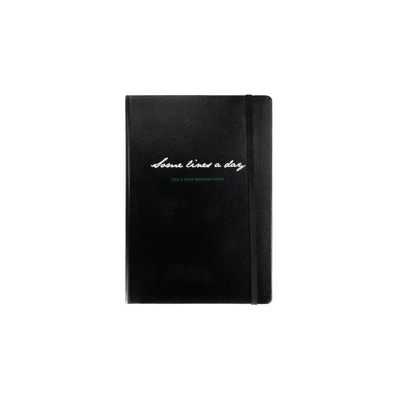 Leuchtturm1917 Some Lines a Day 5 Year Memory Notebook – Black