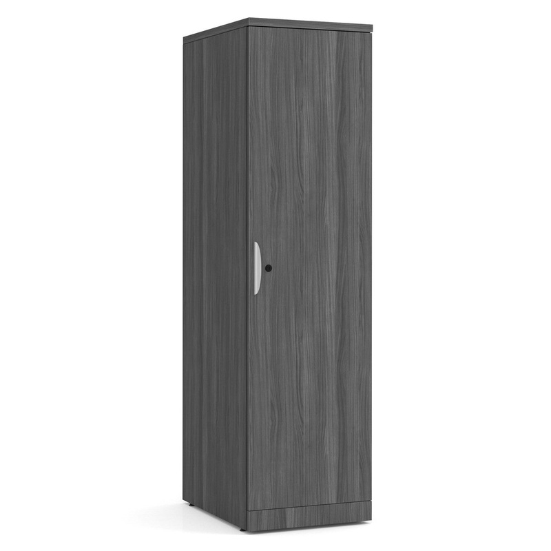 OS Personal Wardrobe Storage Cabinet Coastal Gray
