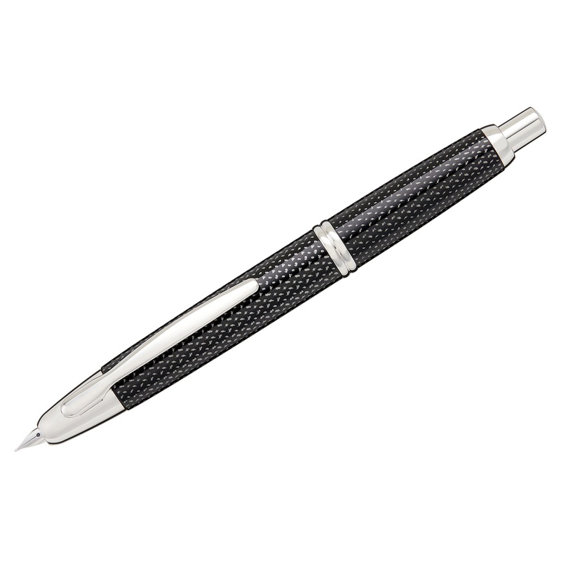 Pilot Vanishing Point Fountain Pen – Black Carbonesque Fine