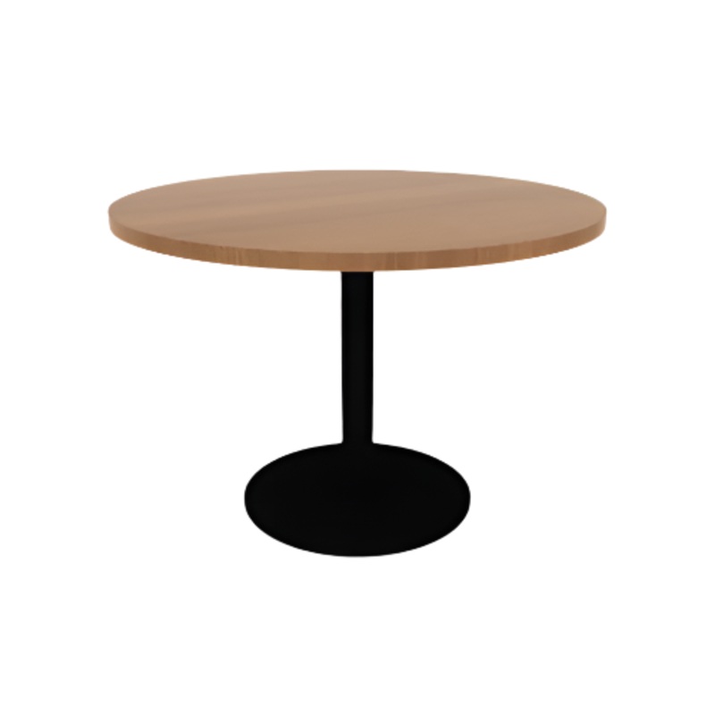 Proof 42″ Dia Round Pedestal Cafe Table with Round Steel Base HPL Top