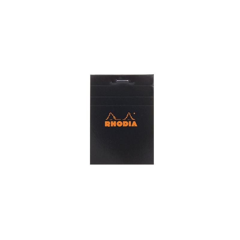 Rhodia No. 11 A7 Notepad – Black, Lined