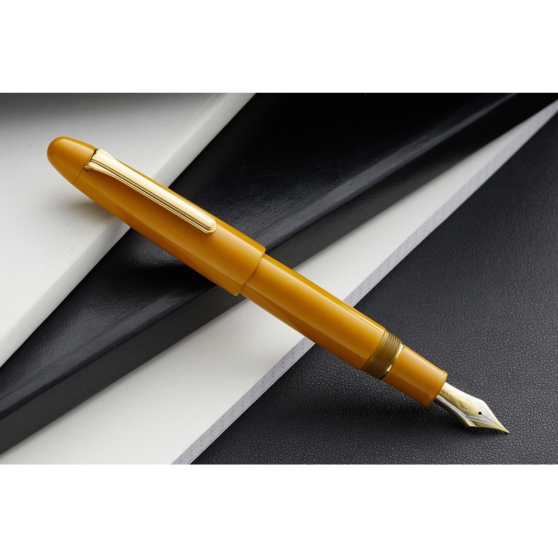 Sailor 1911 King of Pens Color Urushi Ebonite Fountain Pen – Sunflower Medium