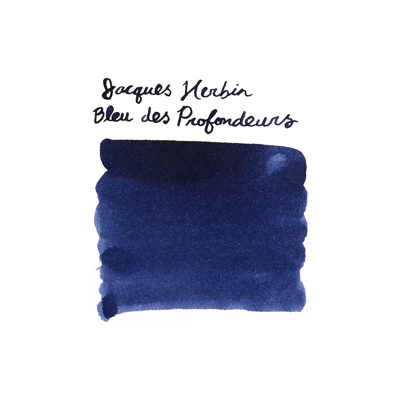 Jacques Herbin Bleu Des Profondeurs – Ink Sample