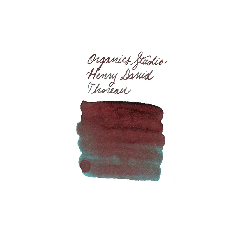 Organics Studio Henry David Thoreau Walden Pond – Ink Sample