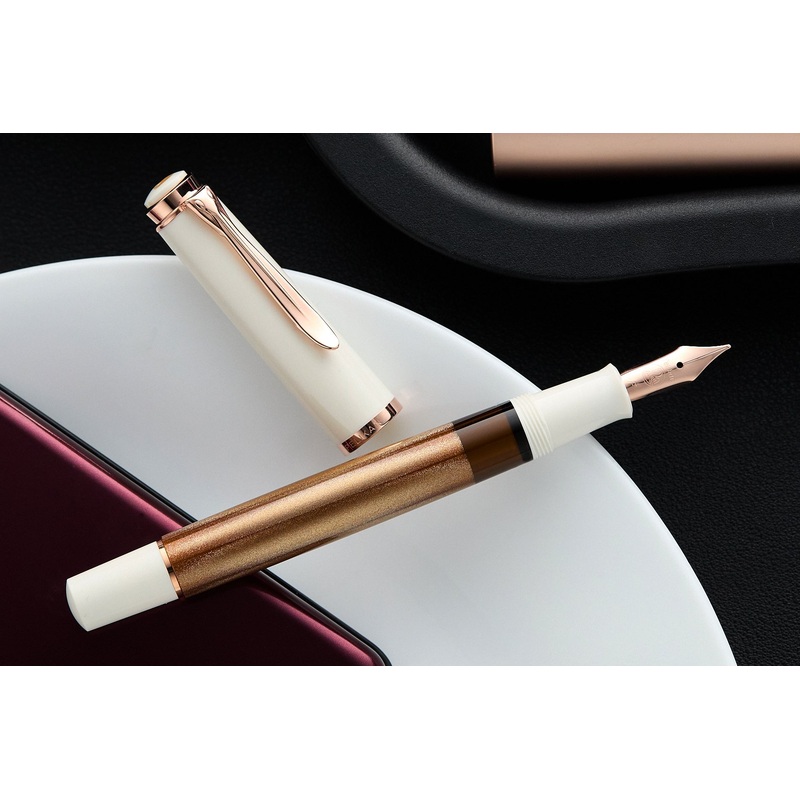 Pelikan M200 Fountain Pen – Copper Rose Gold (Special Edition) Extra-Fine