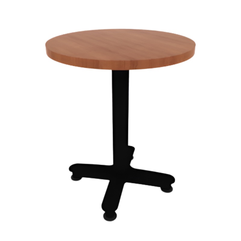 Proof 24″ Round Pedestal Cafe Table with Cast Iron Arched Base HPL Top