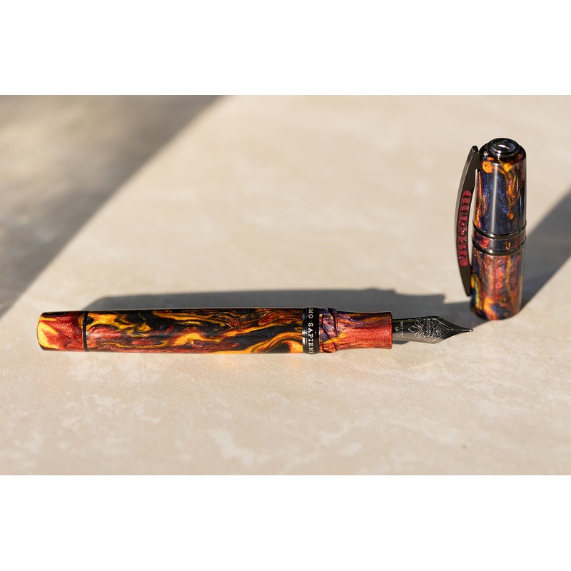 Visconti Homo Sapiens Earth Origins Fountain Pen – Fire (Limited Edition) Extra-Fine