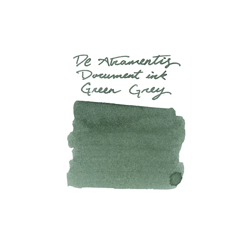 De Atramentis Document Ink Green Grey – Ink Sample