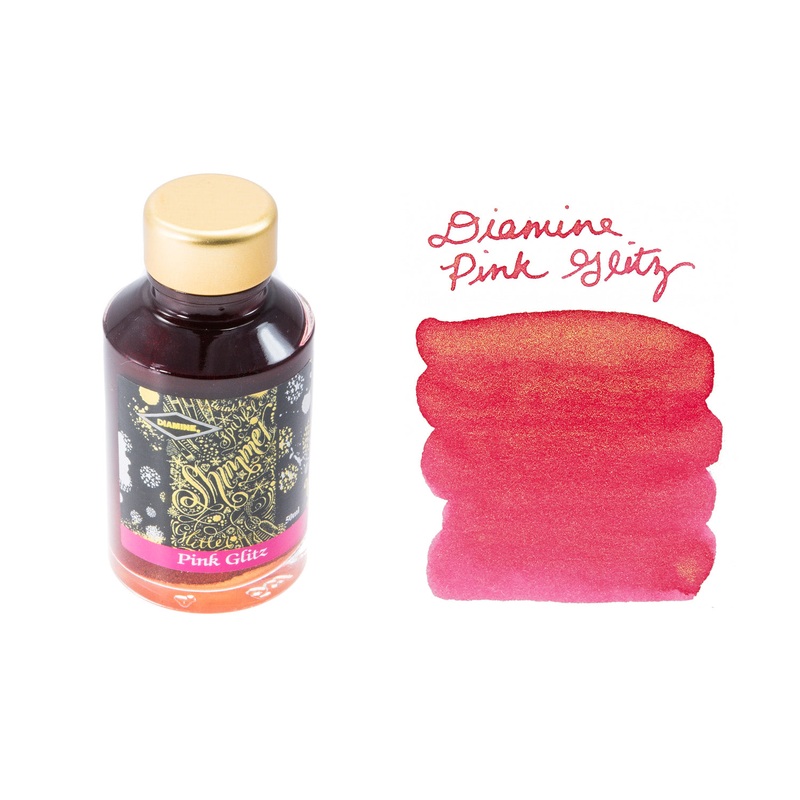 Diamine Pink Glitz – 50ml Bottled Ink