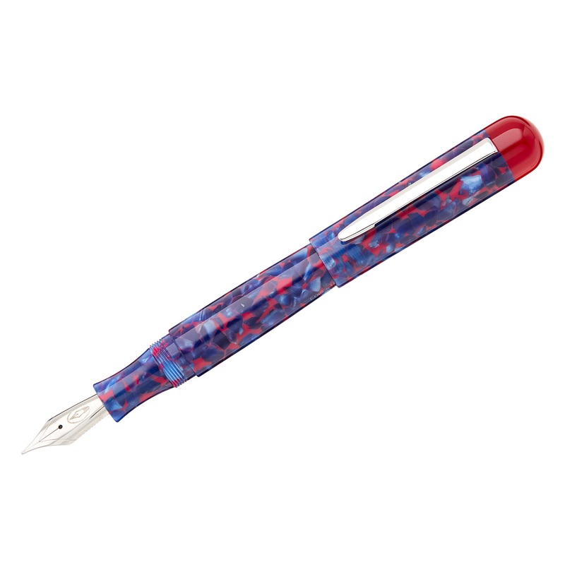 Edison Comet Fountain Pen – Cobalt Magma Extra-Fine