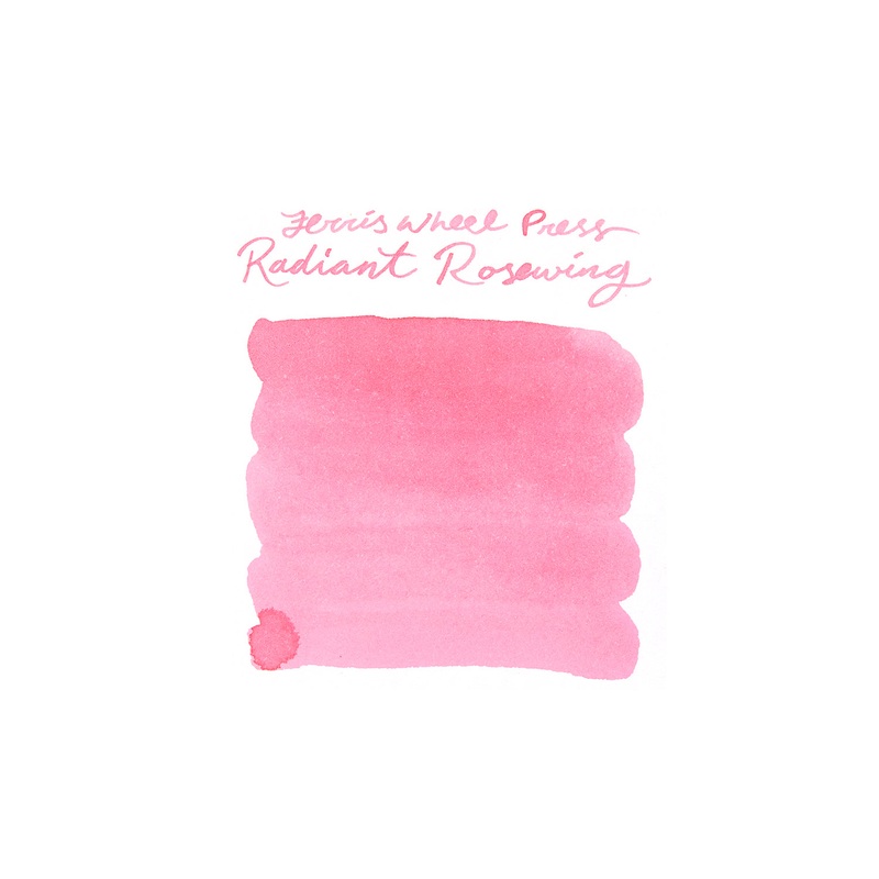 Ferris Wheel Press Radiant Rosewing – Ink Sample