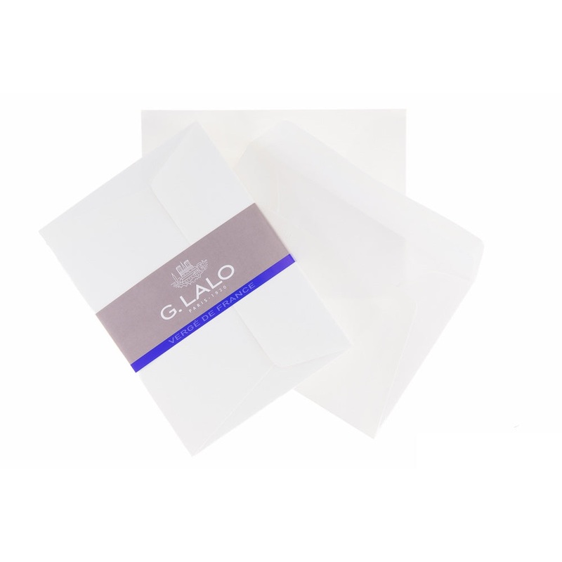 G. Lalo Verg de France Small Envelopes – White