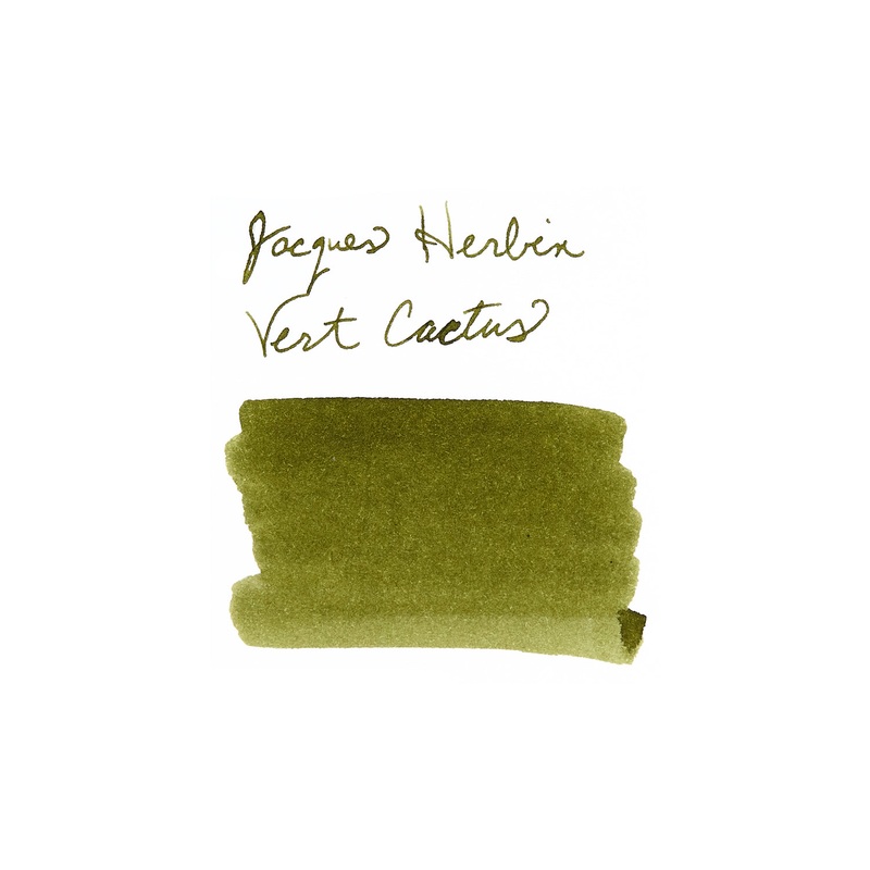 Jacques Herbin Vert Cactus – Ink Sample
