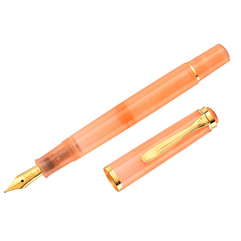 Pelikan M200 Fountain Pen – Apricot Achat (Special Edition) Extra-Fine