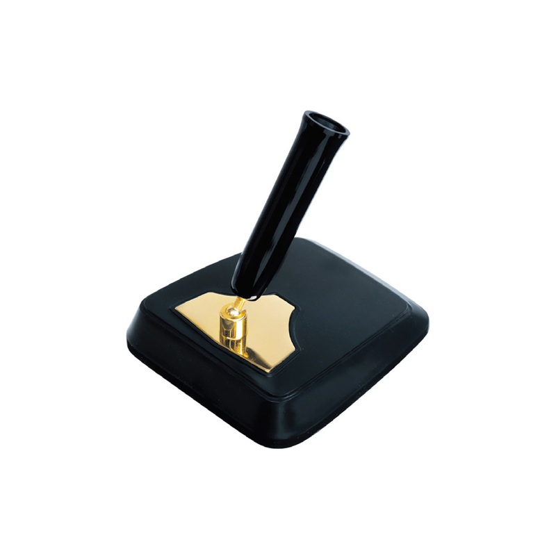 Platinum Desk Pen Stand – Black