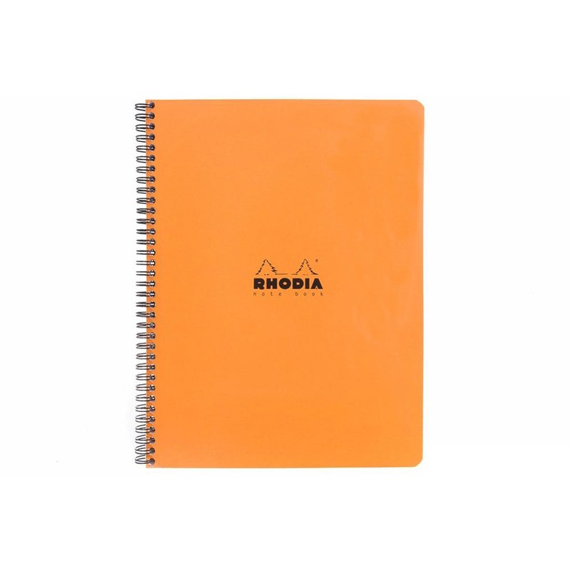 Rhodia Classic Wirebound Notebook – Orange, Lined (8.86 x 11.69)