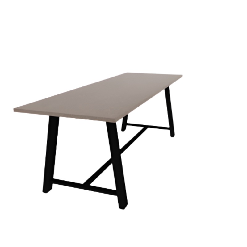 108″W x 36″D x 29″H HPL Standing Height Midtown Collaborative Table