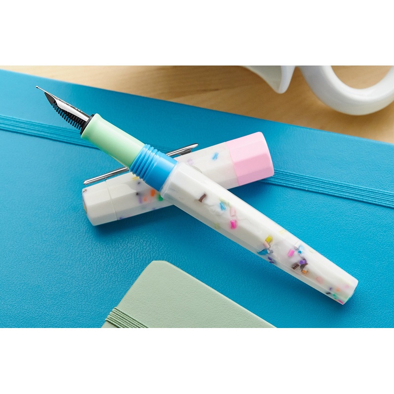 (Bottom Shelf) BENU Euphoria Fountain Pen – Confetti Milkshake (Special Edition) Fine