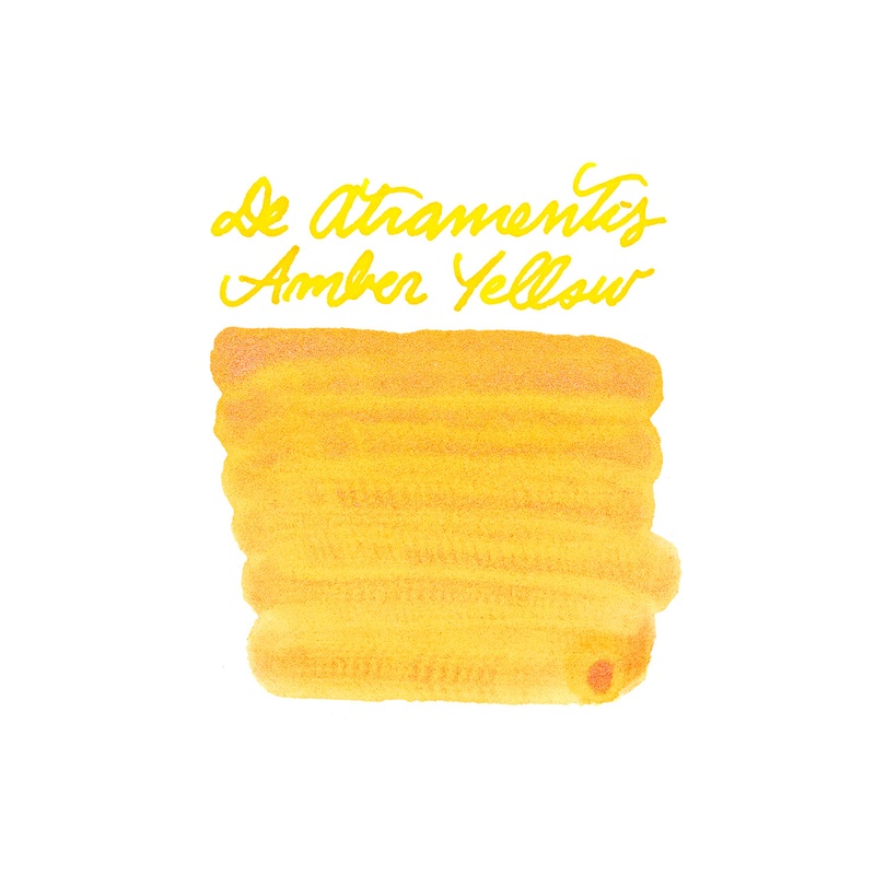 De Atramentis Pearlescent Amber Yellow-Copper – Ink Sample