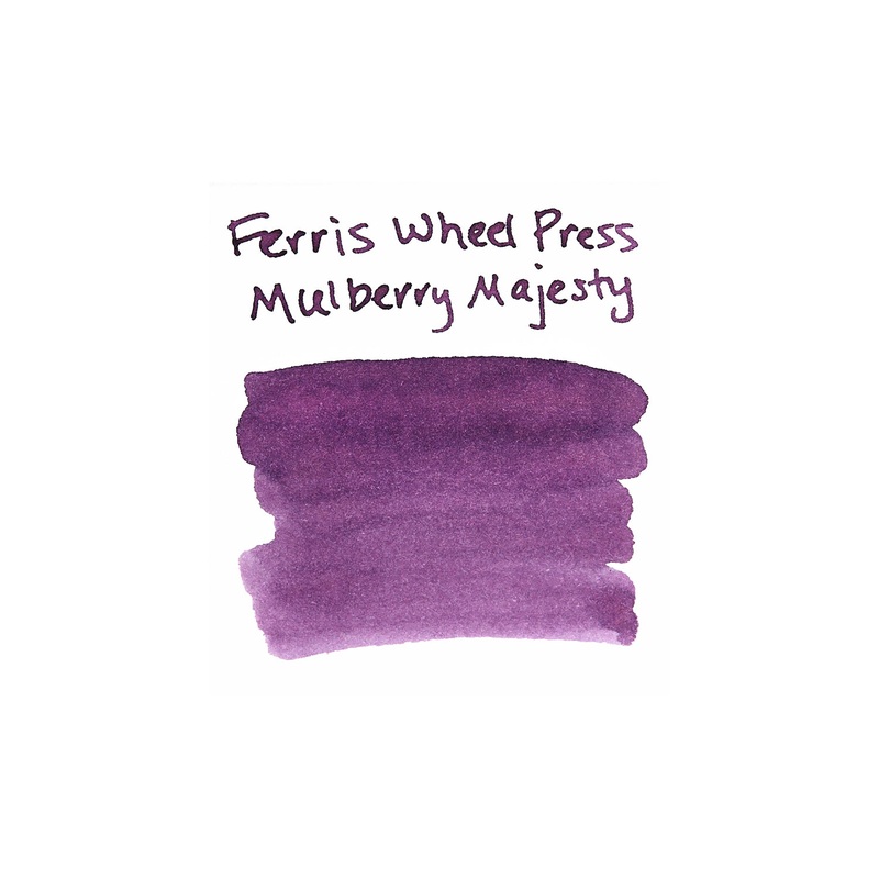 Ferris Wheel Press Mulberry Majesty – Ink Sample