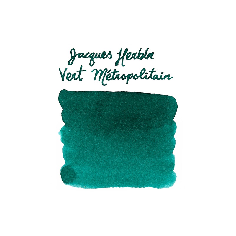 Jacques Herbin Vert Mtropolitain – Ink Sample
