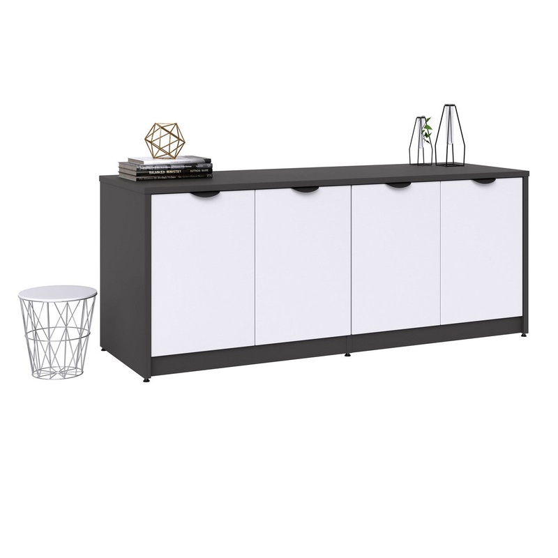 OS 29”H 4 Door Storage Cabinet with Locks