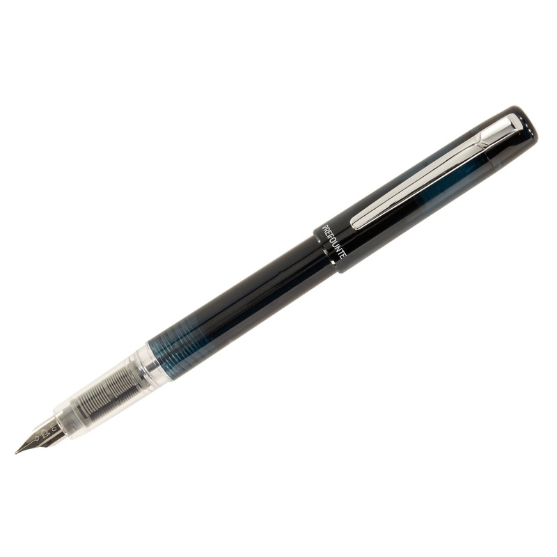 Platinum Prefounte Fountain Pen – Graphite Blue Fine