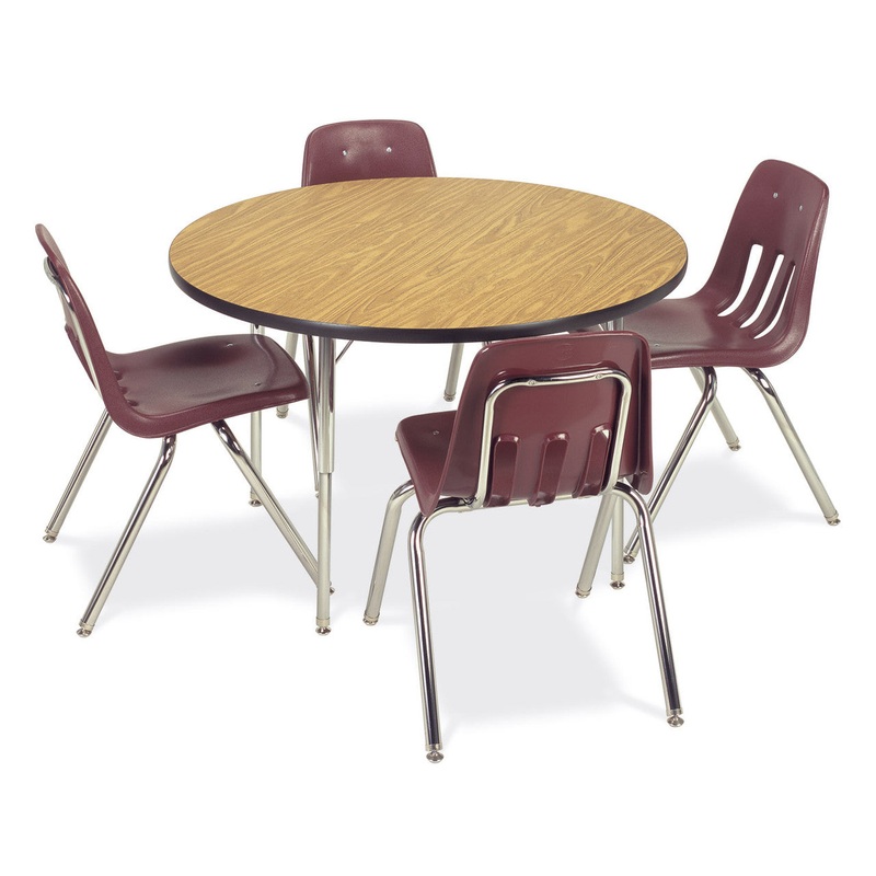 Virco 4000 Series 48″ Activity Table with Round Top