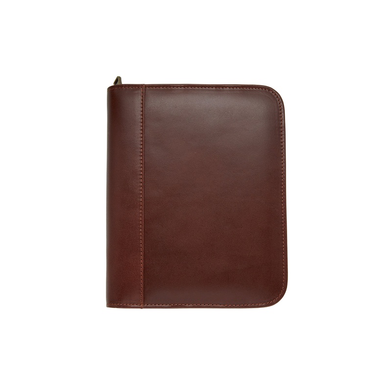 Aston Leather 20 Slot Pen Case – Cognac