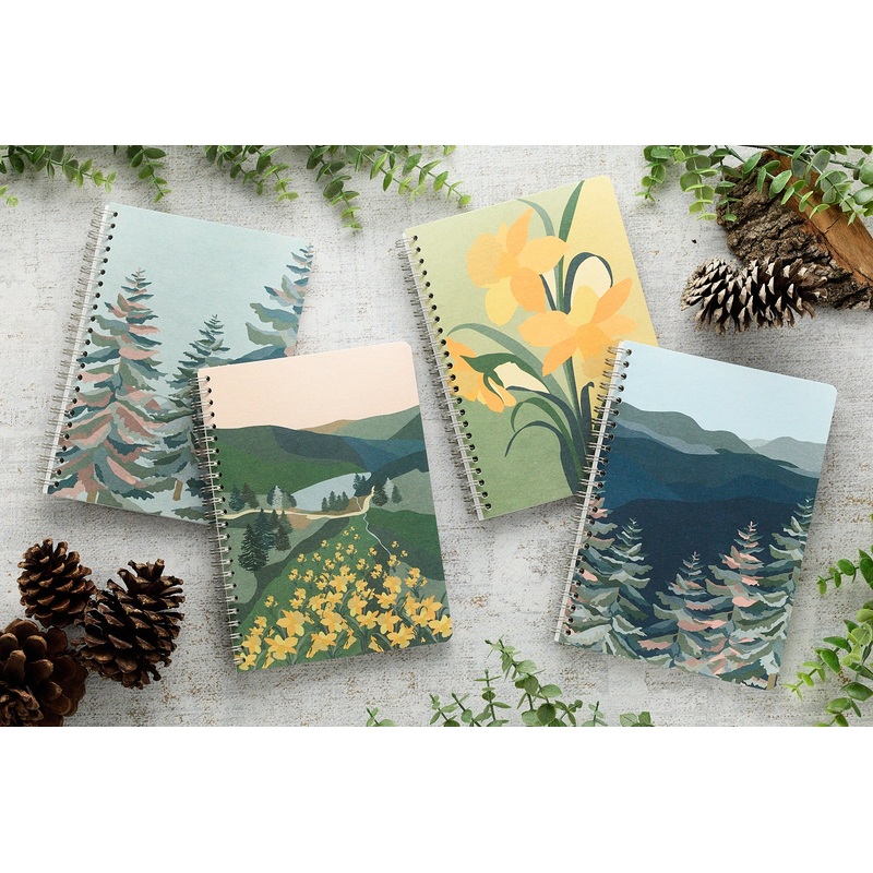 Clairefontaine La Vie en Vosges A5 Wirebound Notebook – Lined