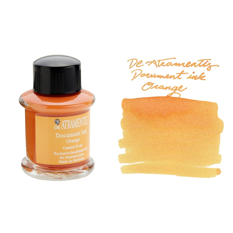 De Atramentis Document Ink Orange – 45ml Bottled Ink