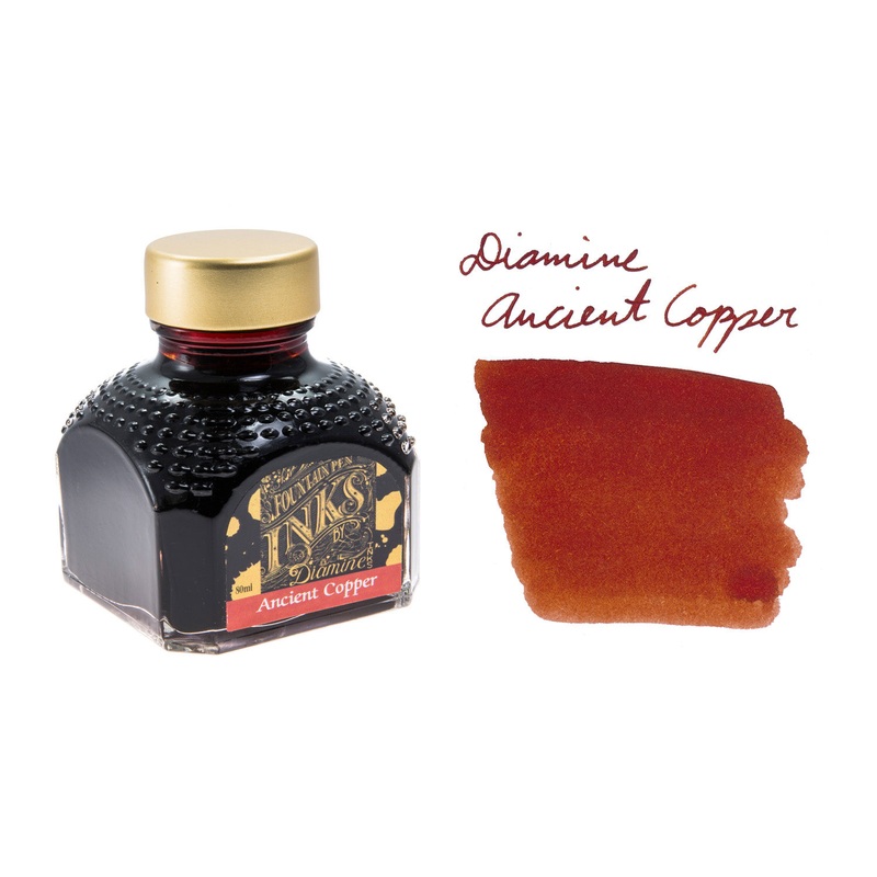 Diamine Ancient Copper – 80ml Bottled Ink