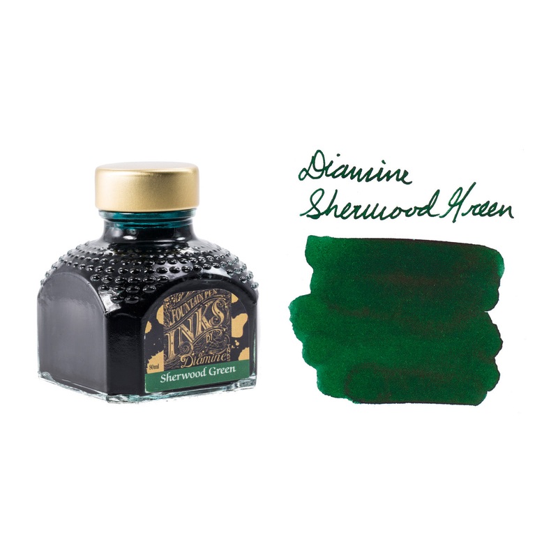 Diamine Sherwood Green – 80ml Bottled Ink