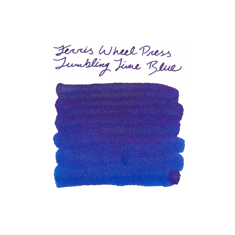 Ferris Wheel Press Tumbling Time Blue – Ink Sample