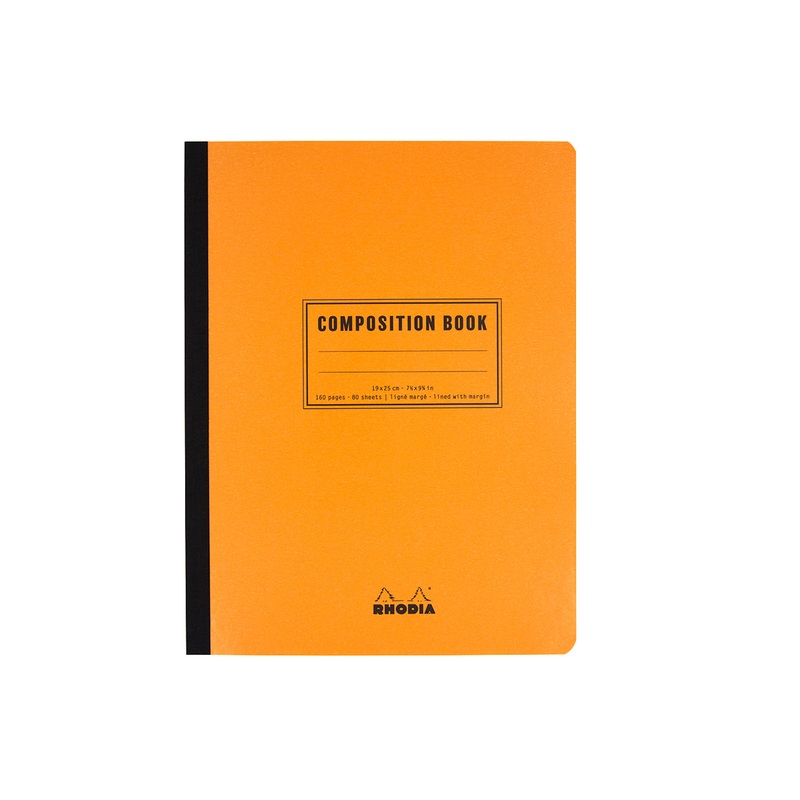 Rhodia Composition Book – Orange, Lined