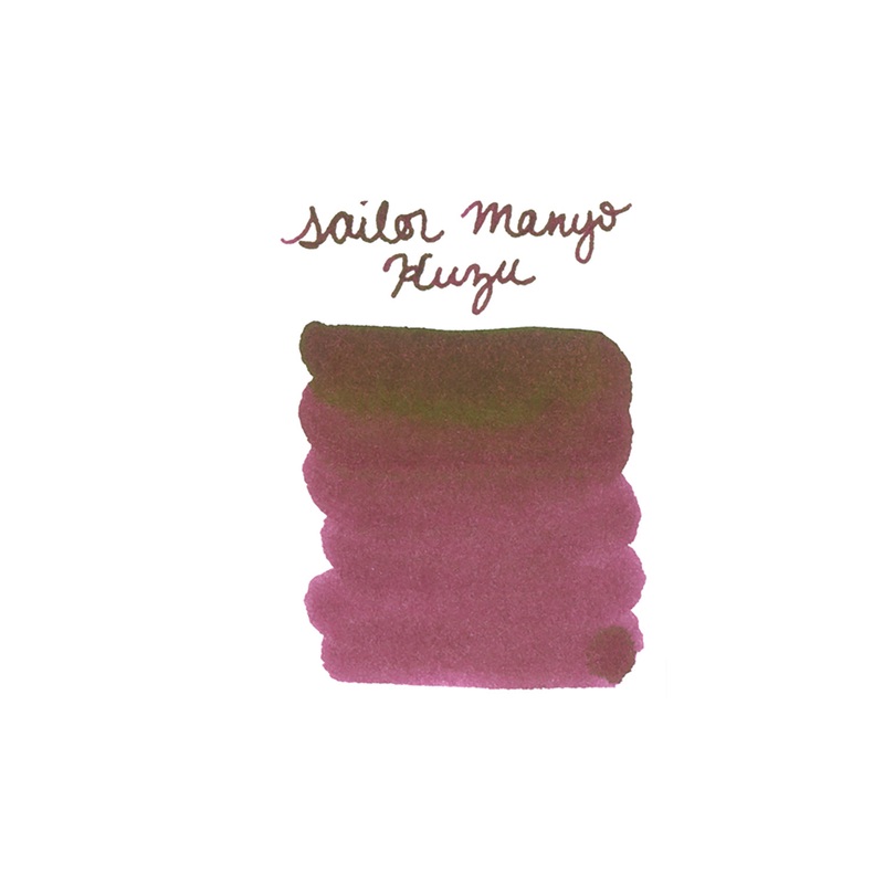 Sailor Manyo Kuzu – Ink Sample