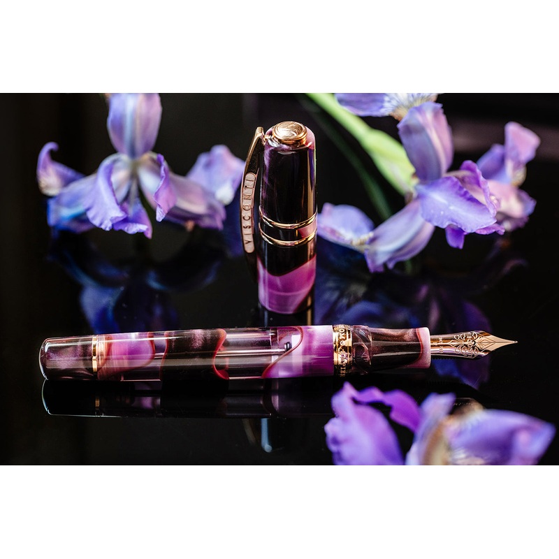 Visconti Homo Sapiens Fountain Pen – Iris Garden (Limited Edition) Extra-Fine
