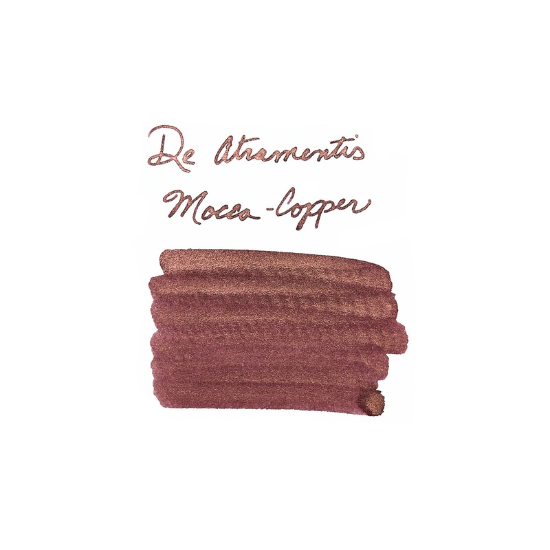 De Atramentis Pearlescent Mocca Copper – Ink Sample
