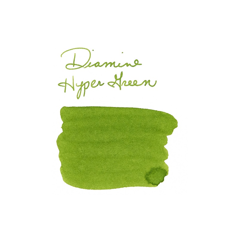 Diamine Forever Hyper Green – Ink Sample