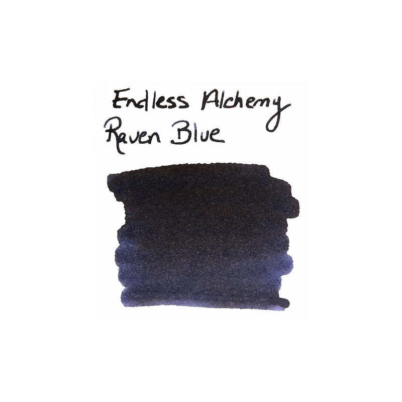 Endless Alchemy Raven Blue – Ink Sample