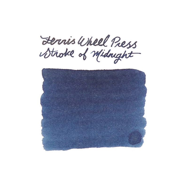 Ferris Wheel Press Stroke of Midnight – Ink Sample