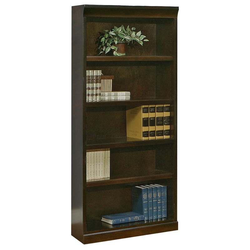 Markle 5 Shelf Open Bookcase Rich Espresso