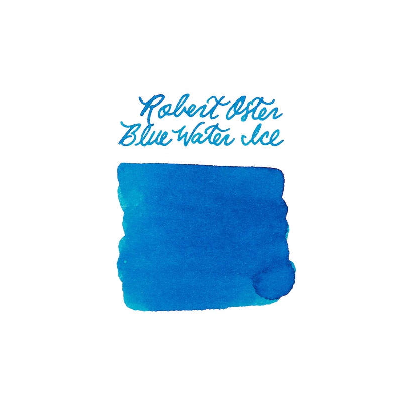Robert Oster Blue Water Ice – Ink Sample