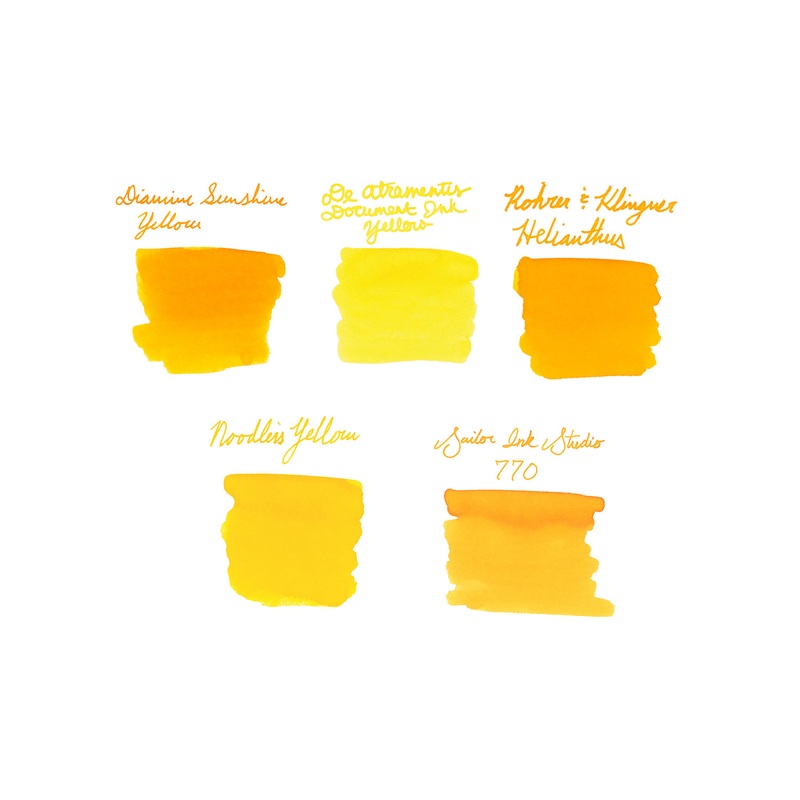 Yellow Ink Sample Set