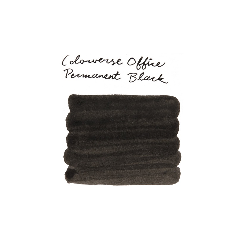 Colorverse Permanent Black – Ink Sample